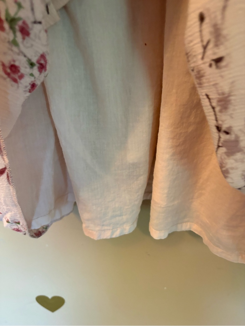 Patrons of Peace Boho Floral Asymmetrical Ruffle Top Dress - Picture 9 of 12
